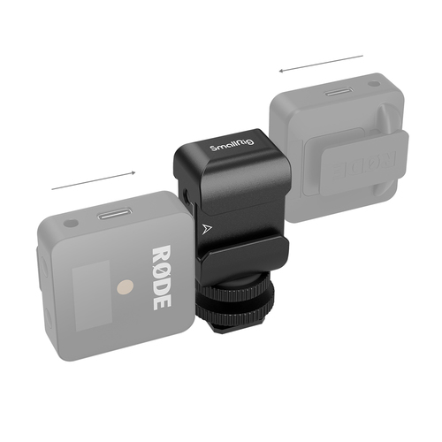 SmallRig 2996 מחזיק ומחבר לזוג Rode Wireless GO או  Saramonic Blink 500