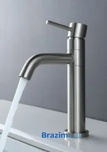 ברז לכיור רחצה דק KAG 9913SP - מוברש