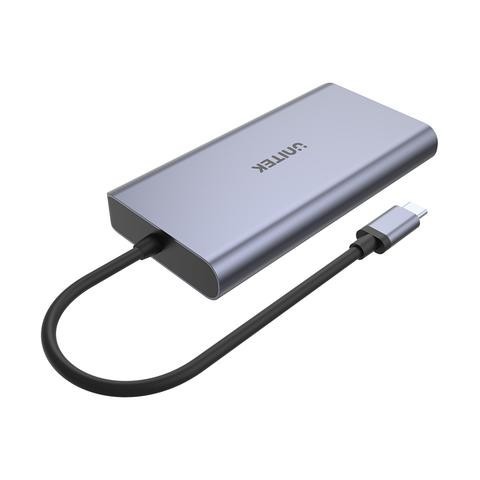 תחנת עגינה אוניברסלית UNITEK uHUB S7+ 7 in 1 USB-C D1056A 