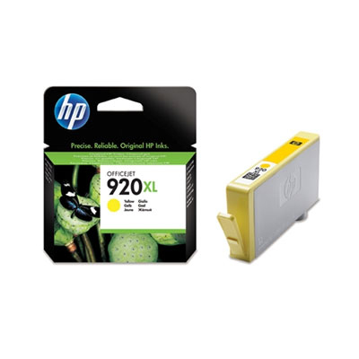 ראש דיו צהוב HP 920XL CD974AE קיבולת גבוהה עד 700 דף