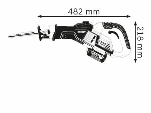 גוף מסור חרב נטען BOSCH GSA 18V-32EC
