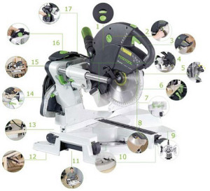 מסור פנדל חשמלי "10 Festool KAPEX 120 1600W