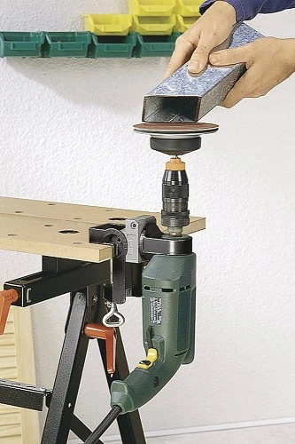 עמדת עיגון והידוק לשולחן למקדחה wolfcraft 4800
