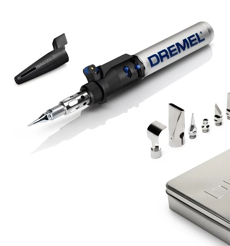 מלחם/מבער גז + אביזרים DREMEL 2000