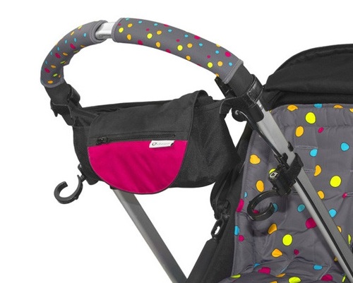 אירגונית לעגלת תינוק 2 ב 1 עם תיק יד מתנתק - כחול