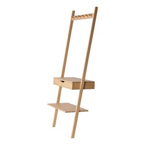 סטנד קיר אלכסוני עץ במבוק NOBLE Wall Rack