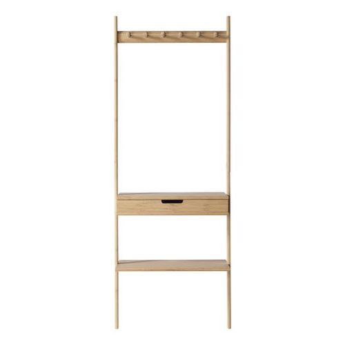 סטנד קיר אלכסוני עץ במבוק NOBLE Wall Rack