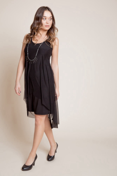 שמלת סטפני שחור