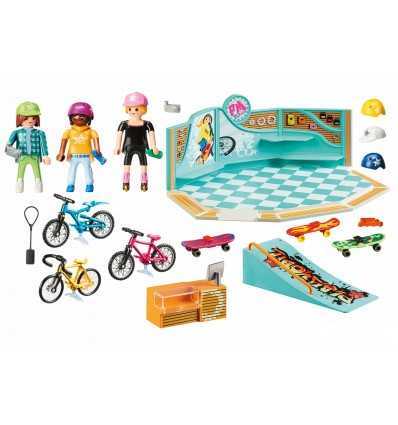 9402 Playmobil חנות אופניים וסקייטבורד