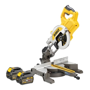 מסור פנדל נגרר נטען 216 מ"מ גוף בלבד - DEWALT DCS777N 54V FlexVolt Brushless