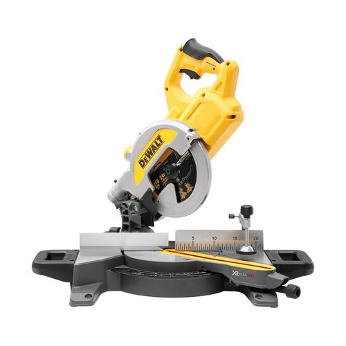 מסור פנדל נגרר נטען DEWALT DCS777N 54V FlexVolt גוף בלבד - גוף צהוב שחור עם להב 216 מ
