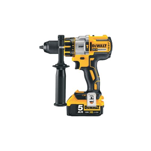 מברגה ומקדחה רוטטת נטענת DEWALT DCD996P2 18V XR - גוף צהוב שחור עם תפסן 13 מ
