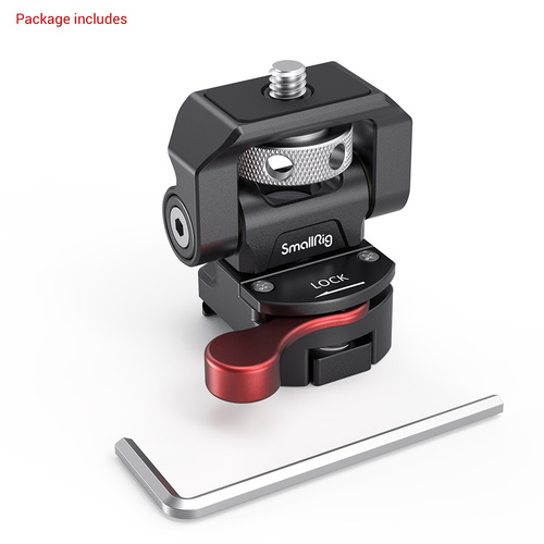 SmallRig2906 תושבת מסתובבת וכוללת Tilt עם מתאם NATO מובנה למוניטור