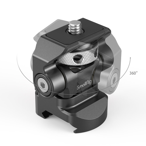 SmallRig2906 תושבת מסתובבת וכוללת Tilt עם מתאם NATO מובנה למוניטור