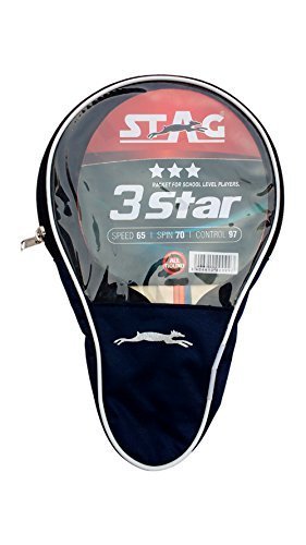 מחבט פ.פ. לשולחן טניס שולחן  3 כוכבים-STAG כולל נרתיק מתנה!