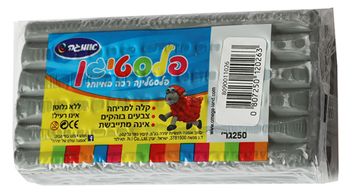 פלסטלינה אומגה צבע אפור
