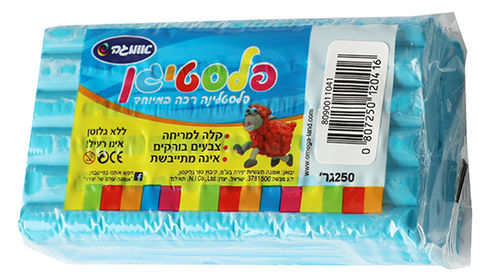 פלסטלינה אומגה צבע תכלת