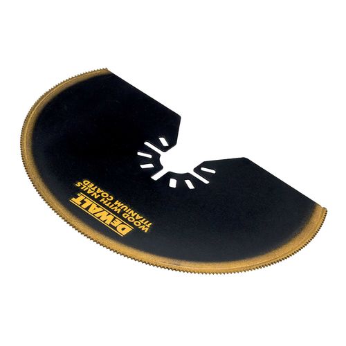 להב חצי עגול טיטניום DEWALT DT20709 למולטיטול תנודתי - להב ברוחב 100 מ