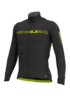 חולצה ארוכה לרכיבת אופניים לגברים GRAPHICS PRR-GREEN ROAD WINTER JERSEY שחור-צהוב