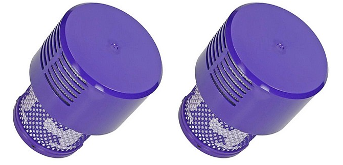 זוג פילטרים אחוריים לשואב אבק דייסון Dyson Filter V10 (מארז של שתי יחידות)