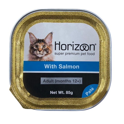 HORIZON מעדן הוריזן חתול פטה בטעם סלמון 85 גרם