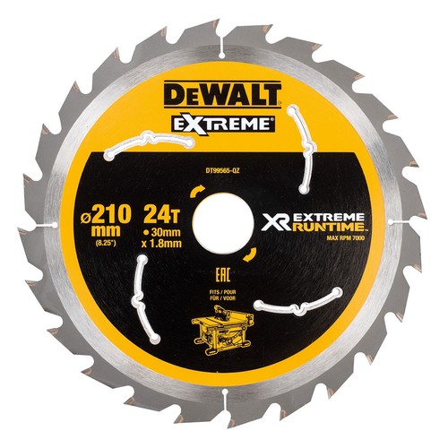 להב מסור עגול לעץ DEWALT DT99575 EXTREME Runtime - קוטר 305 מ