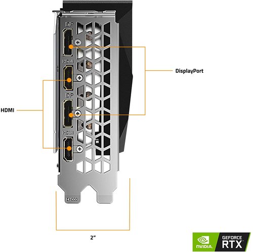 כרטיס מסך Gigabyte GeForce RTX 3060 Ti GV-N306TGAMINGOC PRO-8GD