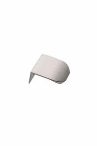 ידית רוכבת Edge Round ניקל מט מוברש - 40 מ"מ 