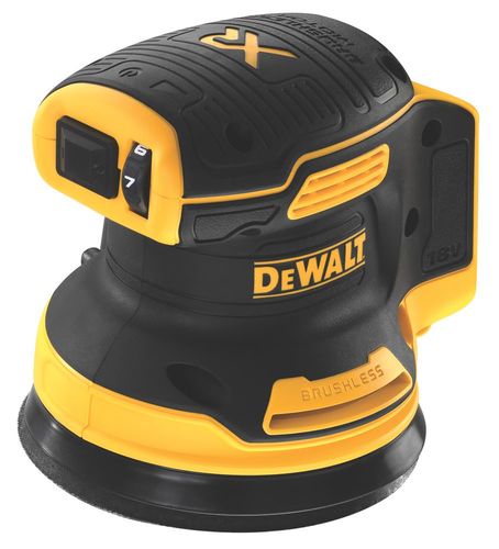 מלטשת אקסצנטרית נטענת DEWALT DCW210N 18V XR - פלטה 125 מ