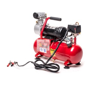 מדחס אויר 12V מקצועי עם מיכל 8 ליטר 112 ליטר/דקה