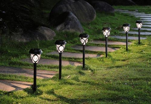 תאורה סולרית לגינה דגם סופיה צבע לבן חם 