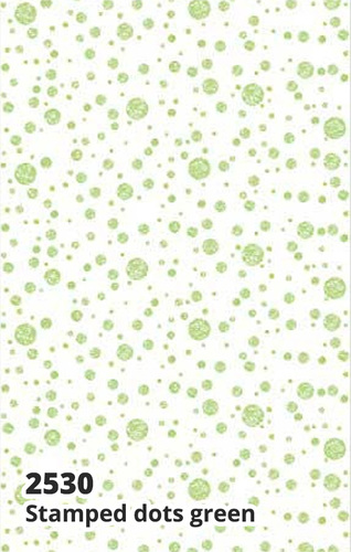 Stamped Dots Green-2530 - 045173025306