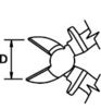 קאטר מקצועי 160 מ"מ 62459