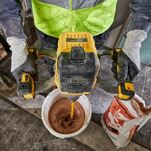 מערבל צבע נטען בראשלס + 2 סוללות DeWALT DCD240X2 BL 54V 9Ah