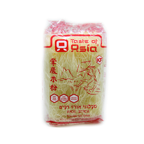 מקלוני אורז דקים (400 גרם) - taste of asia 