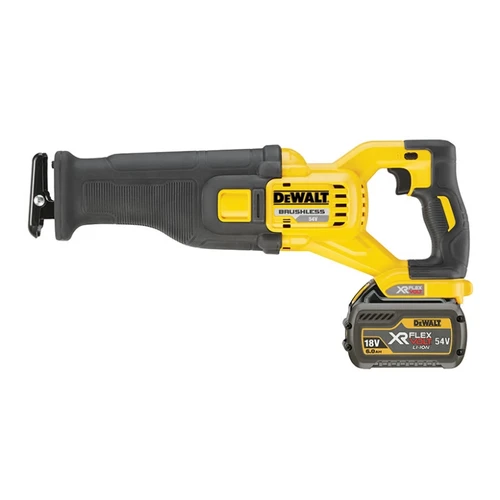 מסור חרב נטען בראשלס + 2 סוללות DeWALT DCS388T2 BL 54V 6Ah