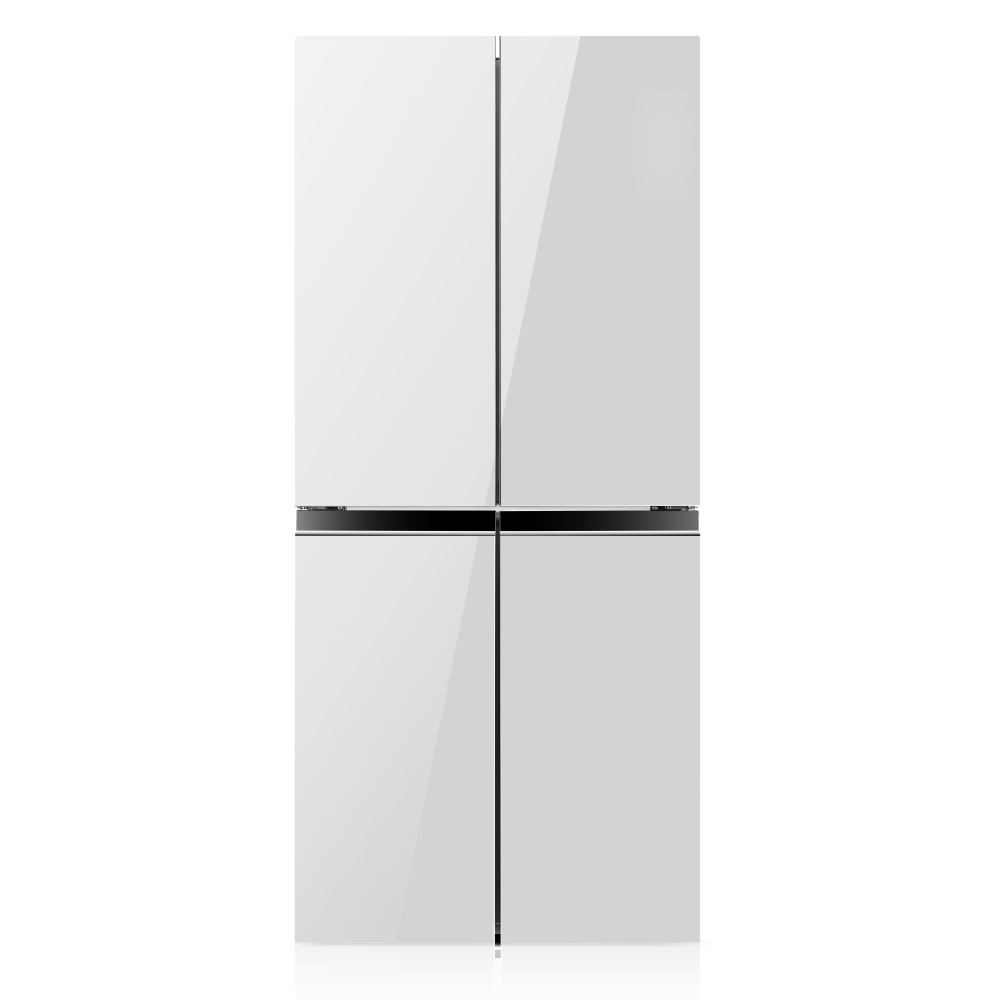 מקרר 4 דלתות 472 ליטר Haier האייר HRF472FW זכוכית לבנה