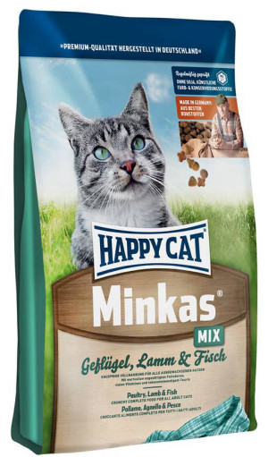 הפי קט מינקס מיקס 10 ק"ג Happy cat Minkas Mix