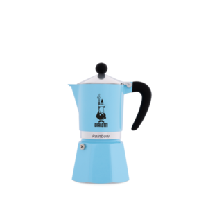 מקינטה גז ביאלטי מוקה ריינבו 6 כוסות Bialetti Moka Rainbow Light Blue תכלת