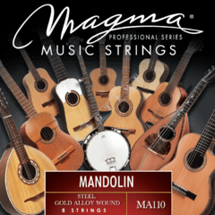 סט מיתרים למנדולינה MAGMA S/GOLD 8ST MA110