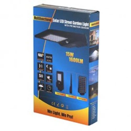 תאורת רחוב סולארית SEMICOM LD-SSL-4W-PRO 4W 6000K 