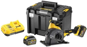 מחרצת קירות נטענת לבטון "5 אינצ + 2 סוללות Dewalt DCG200T2 54V 6AH  + זוג דיסקים יהלום