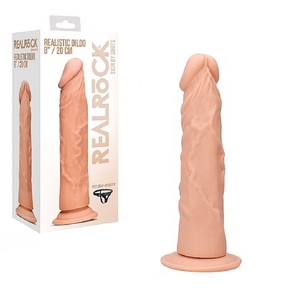 דילדו איכותי במיוחד 20 ס"מ עם סטראפ און 