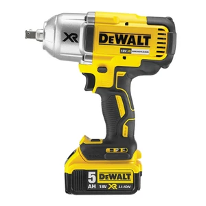 מפתח בוקסות D1/2 נטען בראשלס + 2 סוללות DeWALT DCF899P2 BL 18V 5AH