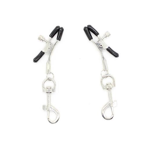 מצבטים לפטמות עם קרס Nippel Clamp with Hook Metal