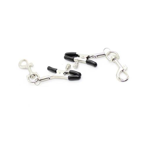 מצבטים לפטמות עם קרס Nippel Clamp with Hook Metal