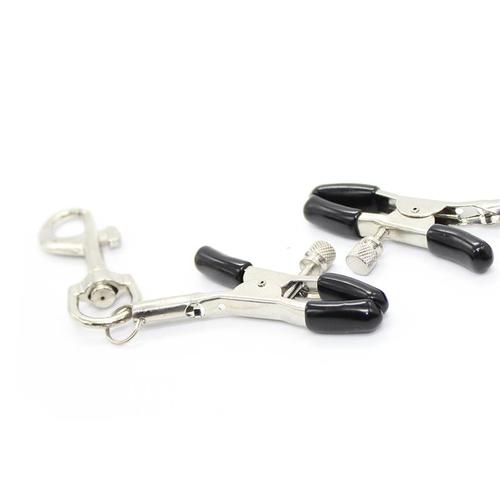 מצבטים לפטמות עם קרס Nippel Clamp with Hook Metal