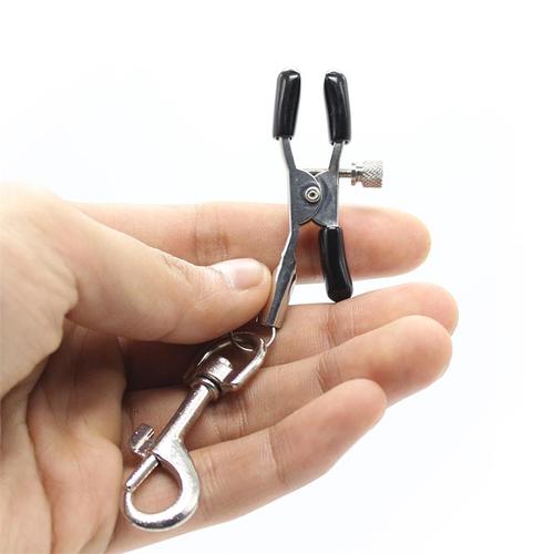 מצבטים לפטמות עם קרס Nippel Clamp with Hook Metal
