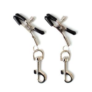 מצבטים לפטמות עם קרס Nippel Clamp with Hook Metal | אהבה ותשוקה