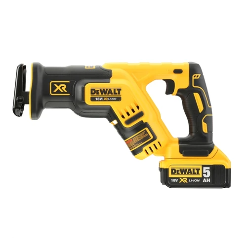 מסור חרב נטען בראשלס + 2 סוללות DeWALT DCS367P2 BL 18V 5Ah